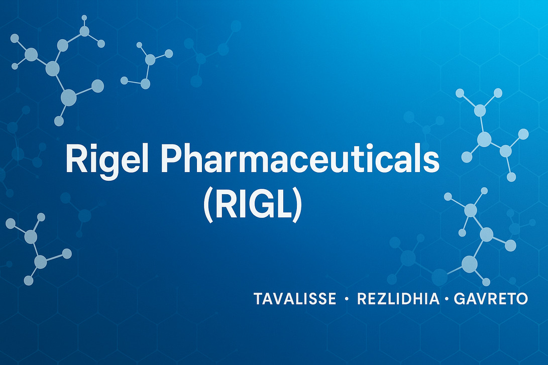 Rigel Pharmaceuticals (RIGL) presents a compelling investment opportunity as it transitions from R&D to a profitable commercial biotech. Its diversified portfolio—TAVALISSE (ITP), REZLIDHIA (AML), and GAVRETO (NSCLC)—drove 2025 revenue guidance upward to $270-280M and sustained profitability. The pipeline asset R289 (Phase 1b IRAK1/4 inhibitor for LR-MDS) represents significant upside as a "free call option," with catalysts including 2025 data readouts. A Sum-of-the-Parts valuation yields a $38 price target (74% upside), supported by commercial execution, patent protection through 2032-2041, and strong cash flow to self-fund growth. Risks include clinical setbacks and competition. Recommendation: BUY.